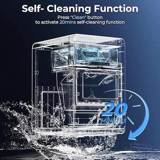 Antarctic Star Nugget Ice Maker Countertop - 44LB/Day - Image 4