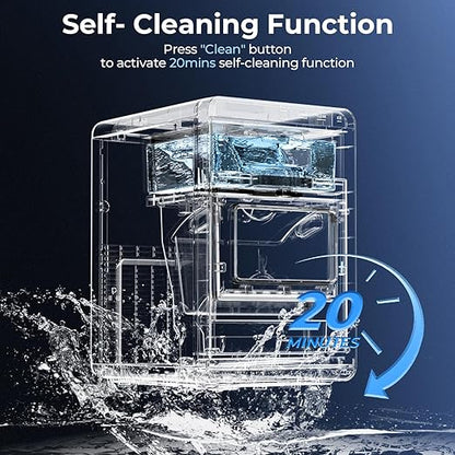 Antarctic Star Nugget Ice Maker Countertop - 44LB/Day - Image 4