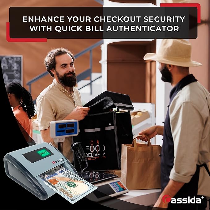 Cassida InstaCheck Small Footprint, Magnetic and Ultraviolet Sensors, Compact - Image 2