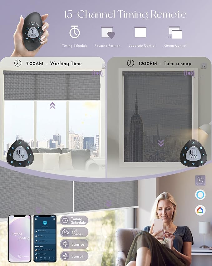 Graywind Motorized Solar Shades Compatible - Image 4