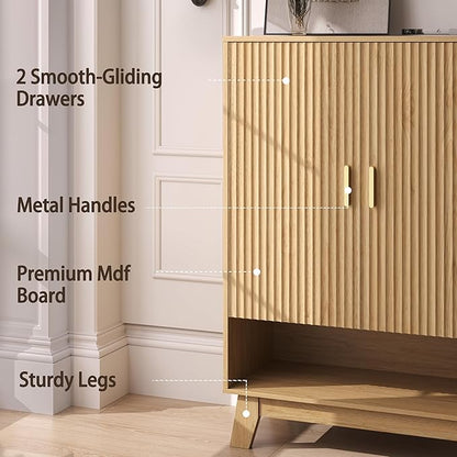4-Tier Fluted Shoe Cabinet - Image 5