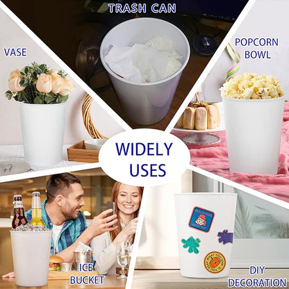 12 Pack Ice Buckets for Parties, Plastic Wine Cooler for Champagne, Soda and - Image 5