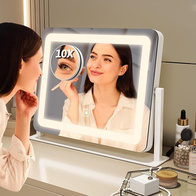 FENNIO Vanity Mirror with Lights, 3 Color Modes & Brightness Adjustable - Image 6