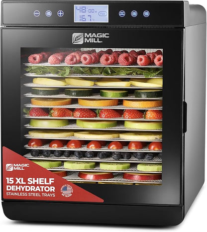 Magic Mill Premium Food Dehydrator Machine 800W Dryer by magicmill