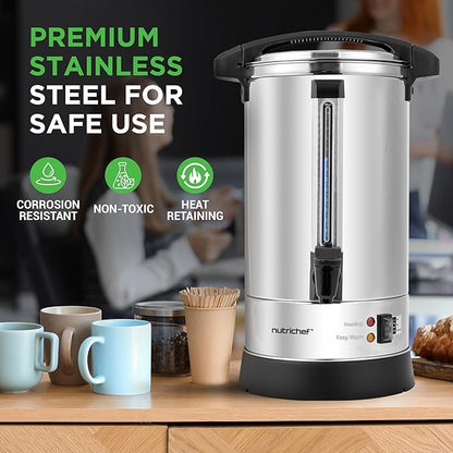 NutriChef Water Boiler and Hot Water Dispenser, 8L Electric Beverage Dispenser - Image 6