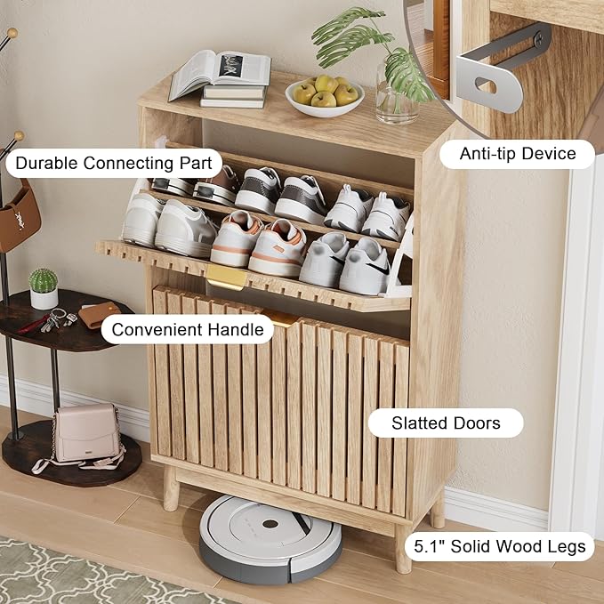 Shoe Cabinet, Shoe Storage Cabinet - Image 6