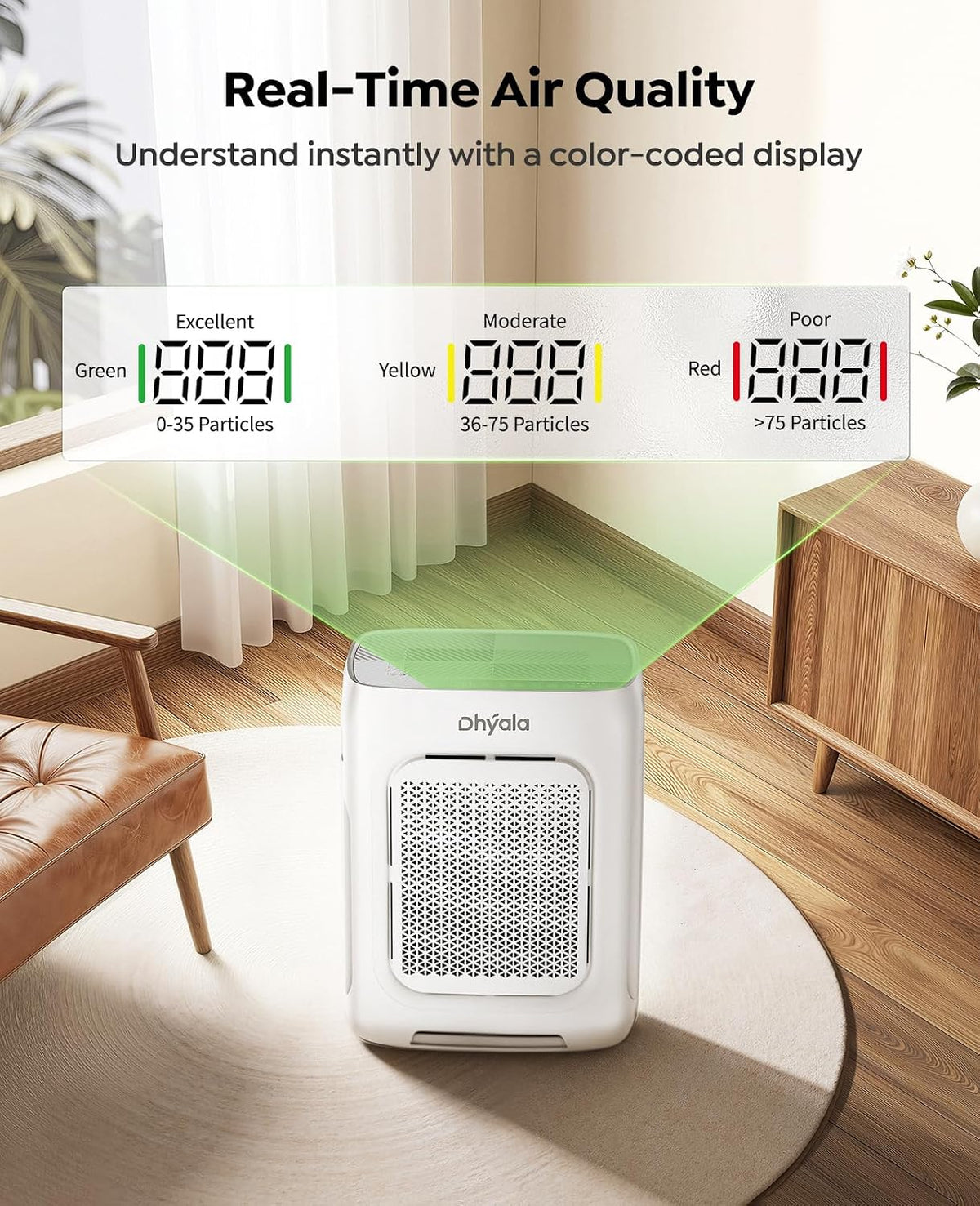 air purifier for home bedroom large room up on a desk or shelf
