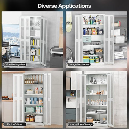 VINGLI Metal Garage Storage Cabinet - Image 7