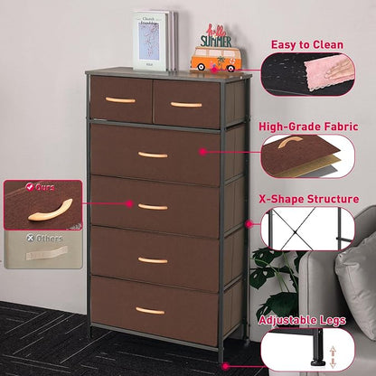 Mifuro Tall Dresser for Bedroom, Vertical Storage Organizer Tower - Image 8