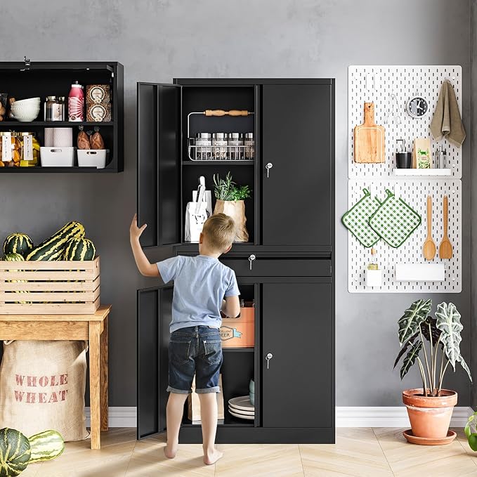MIIIKO Metal Storage Cabinet - Image 4