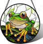 DASTOLL Stained Glass Window Hanging, and Mom 14.9x14.9 in by DASTOLL
