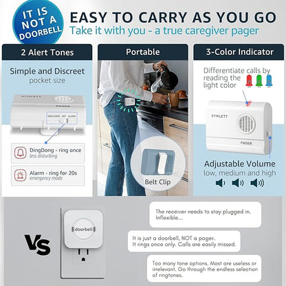 Caregiver Pager Wireless Call Buttons - Image 4