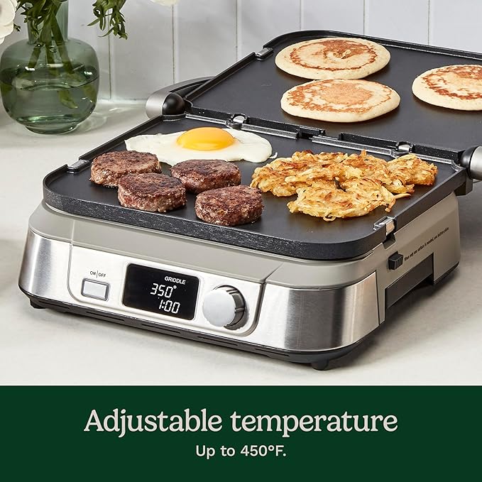 Cuisinart Electric Griddler FIVE Countertop Grill, Enjoy 5-in-1 Functions - Image 2
