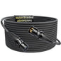 20AWG 50ft XLR Cable, Professional Gold-Plated Rean Connectors from Neutrik by AA