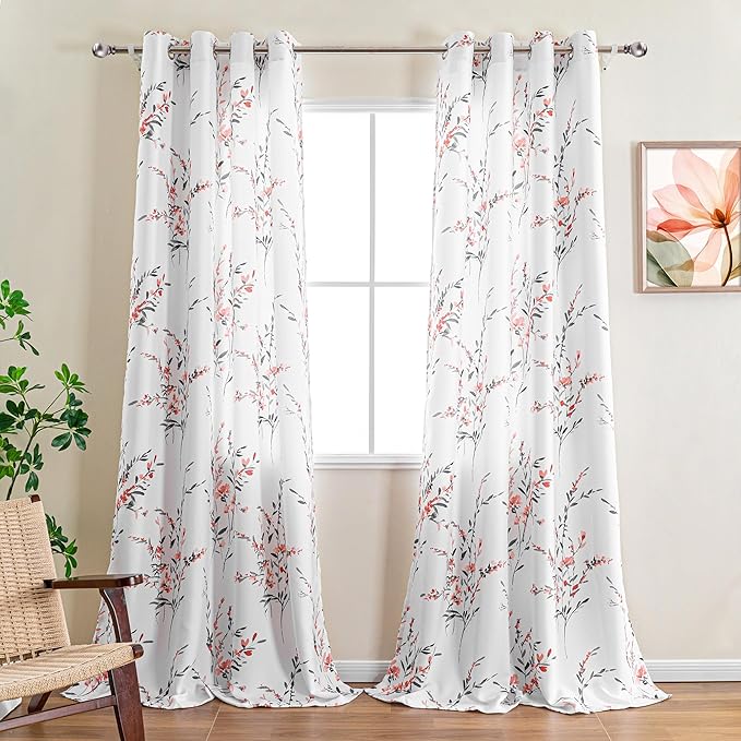 MYSKY HOME Living Room Curtains Thermal Insulated Light Filter Window Covering - Image 2