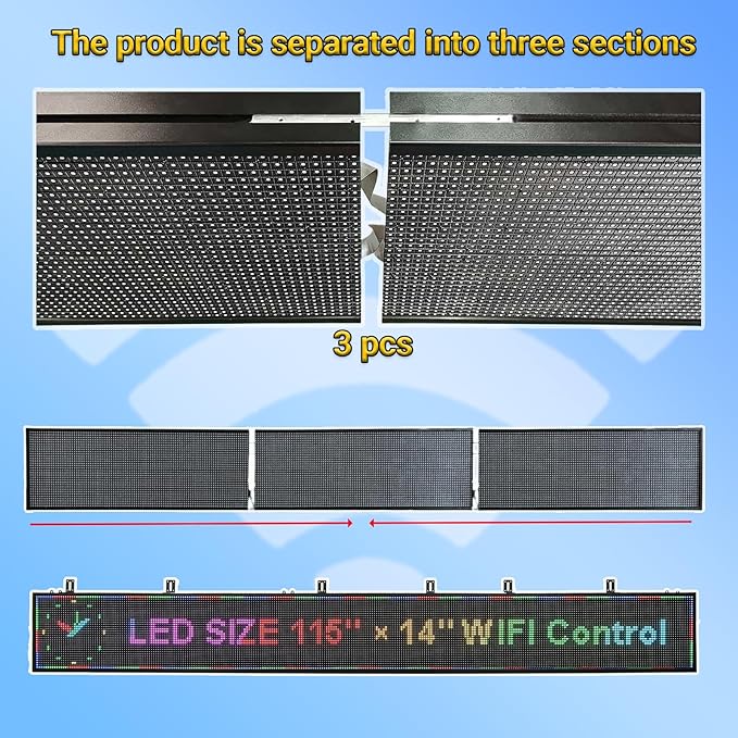 P10 Scrolling LED Sign Programmable Display Digital Bright Open Led Sign - Image 6