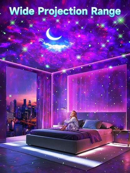 One Fire Galaxy Light Projector, 42 Colors Star Projector Galaxy - Image 8