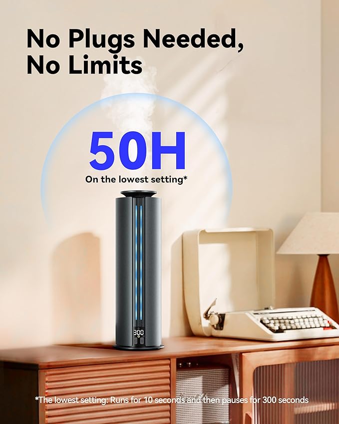 1800 Sq Ft Cordless Waterless Diffuser, 100ml Hotel Collection Diffuser Scent - Image 2