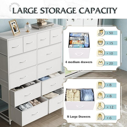 WLIVE Tall White Dresser for Bedroom - Image 5