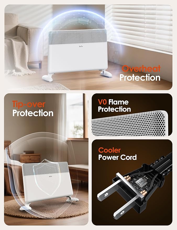 Ballu Convection Panel Space Heater - Image 7