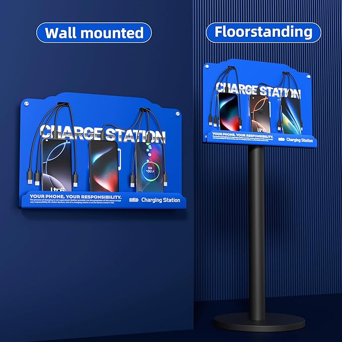 Wall Mounted 8 Port Charging Station - Image 9