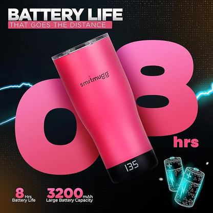 X Heated Coffee Mug 19 oz., 8 Hour Battery Life, Self-Heating, Adjustable Temp - Image 5