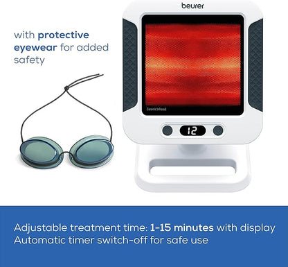 Beurer IL60 Infrared Heat Lamp for Red Light Therapy for Face, Sinus & Skin - Image 6