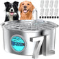 Dog Water Fountain for Large Dogs: Big Cat Water Fountain Stainless Steel by GROOKPET