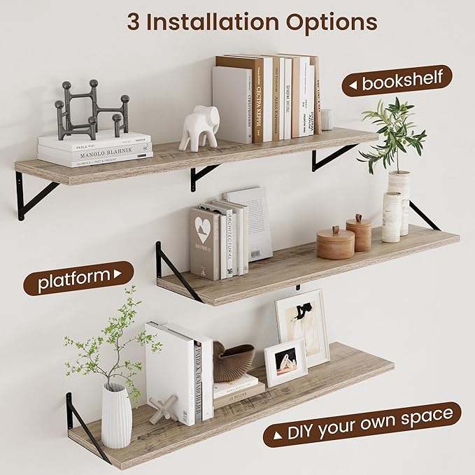 Axeman 12 Inch Deep Floating Shelves - Image 4