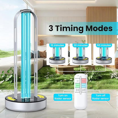 UV Light Sanitizer, 100W Ultraviolet Lamp - Image 4
