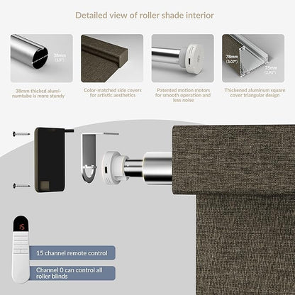 Boolegon Motorized Roller Blinds - Image 5