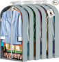 6 pcs 40" Garment Bags for Hanging Clothes, Garment Bags for Travel Covers by AURUZA