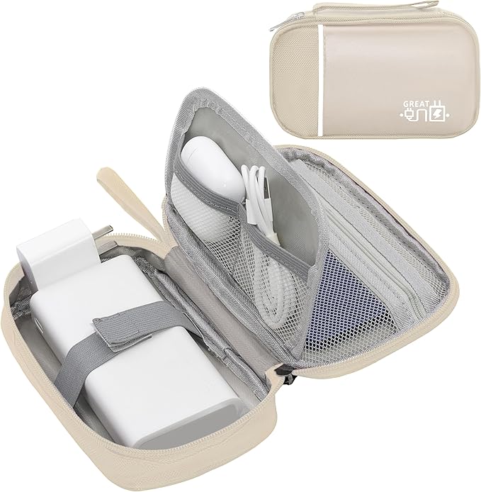 Electronics Organizer, Travel Cord Organizer Pouch, Portable Cable Organizer by Miavers
