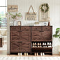 Shoe Storage Cabinet, Farmhouse Shoe Organizer by Barnyatoh