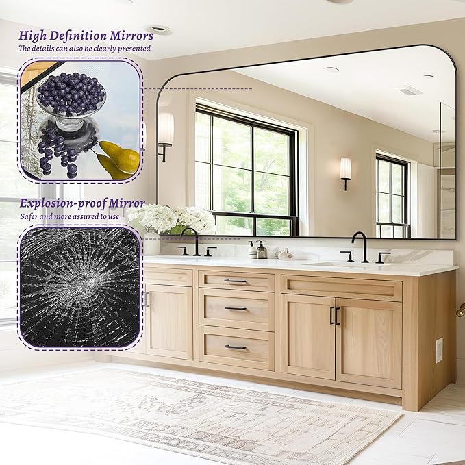 Bathroom Mirror, Wall Mirrors, Bathroom Vanity Mirror - Image 6