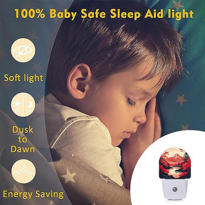 Axxitude Japanese Mountains Night Lights Plug into Wall - Image 4