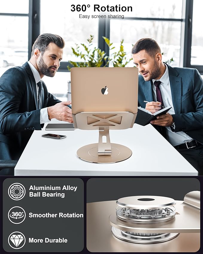 Ultra-Stable Swivel Laptop Stand - Image 2