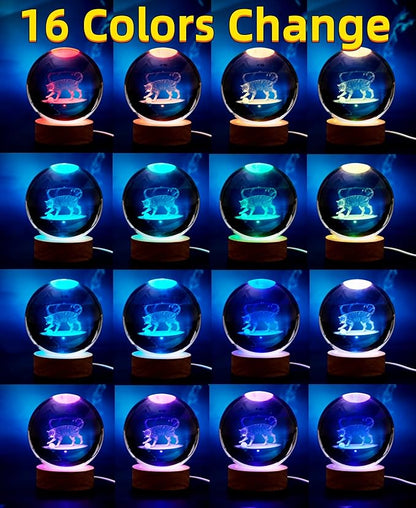 3D LED Cat Night Light, 16 Color Changing Lamp - Image 2