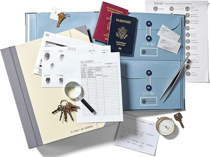 2025 Edition The Folio Document Organizer | Custom Dyed Cloth-Bound Expanding by Savor