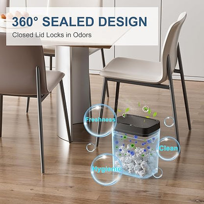 2 Pack 2.7 Gal Bathroom Trash Can - Image 6