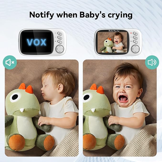 No WiFi Baby Monitor with Camera and Audio, Lag-Free Connection, Plug & Play - Image 7