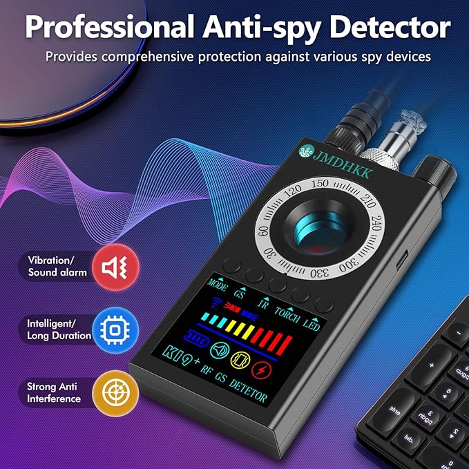JMDHKK K19 Hidden Camera Detector, Bug Detector, Signal Detector, Spy Camera - Image 6
