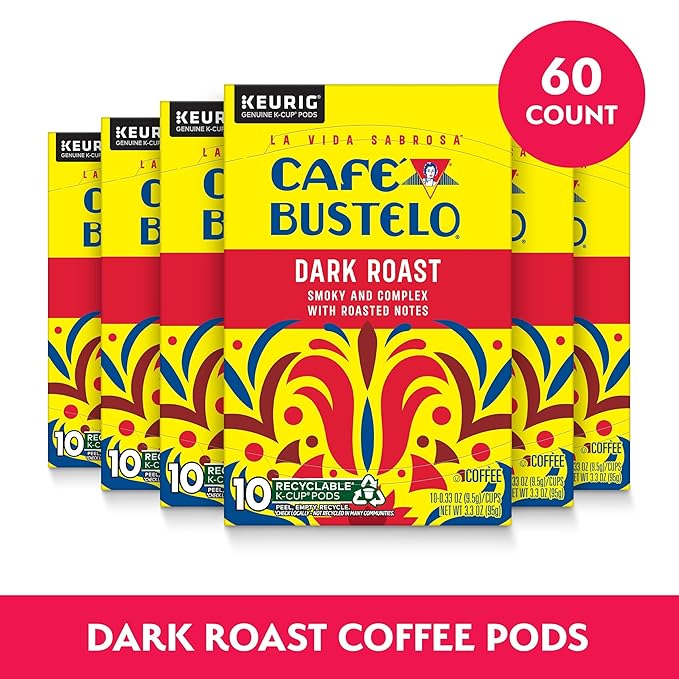 Café Bustelo Dark Roast Coffee, 10 Ct. K-Cup pods - Image 2