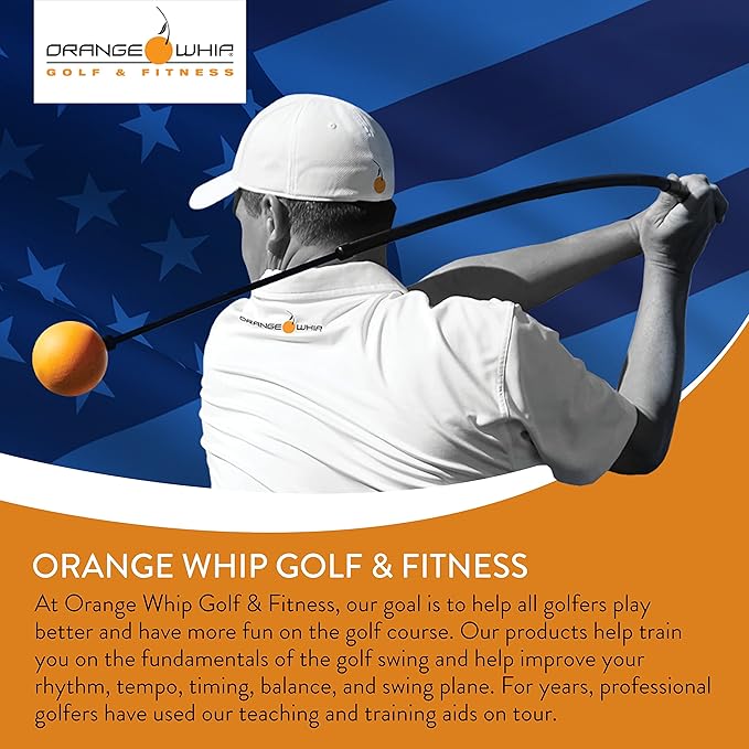 Orange Whip Golf Swing Trainer Aid Patented & Made in USA - Image 8