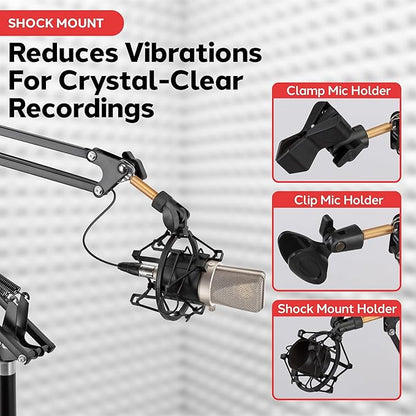 Pyle Microphone Boom Suspension Stand - Image 4
