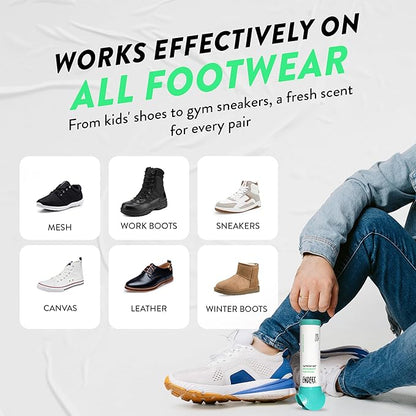 Endees UpFresh 360° Shoe Deodorizer Spray – 6 x 3.38 Fl Ozl I Foot Odor - Image 6
