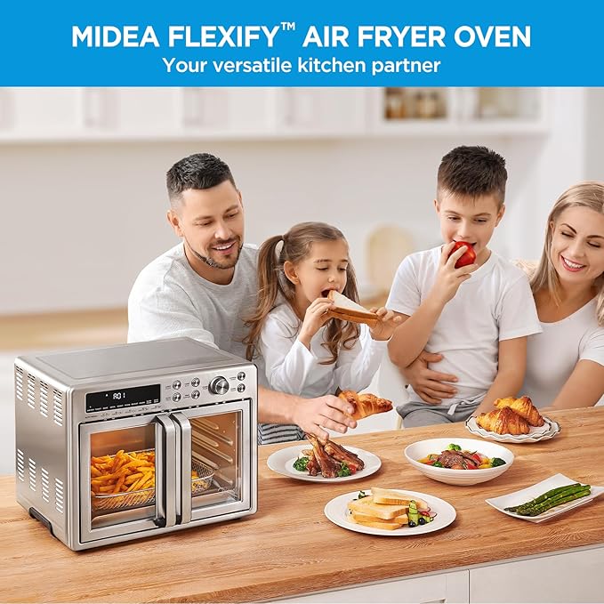 Midea Flexify French Door Toaster Oven Air Fryer Combo, 26.4 QT, Extra Large - Image 10