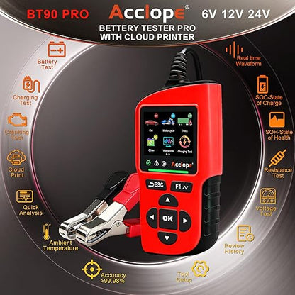 Acclope BT90 PRO 2-360Ah Battery Tester - Image 2
