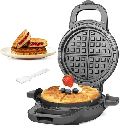 6" Stuffed Waffle Maker Rotating, Flip Waffles Maker Machine by Unknown