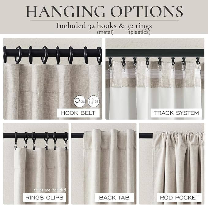 120 Inch Curtains High Ceiling Tall Curtains - Image 4